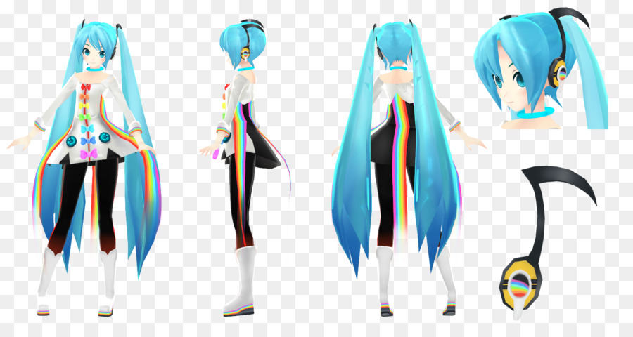 хацунэ Мику，Mikumikudance PNG