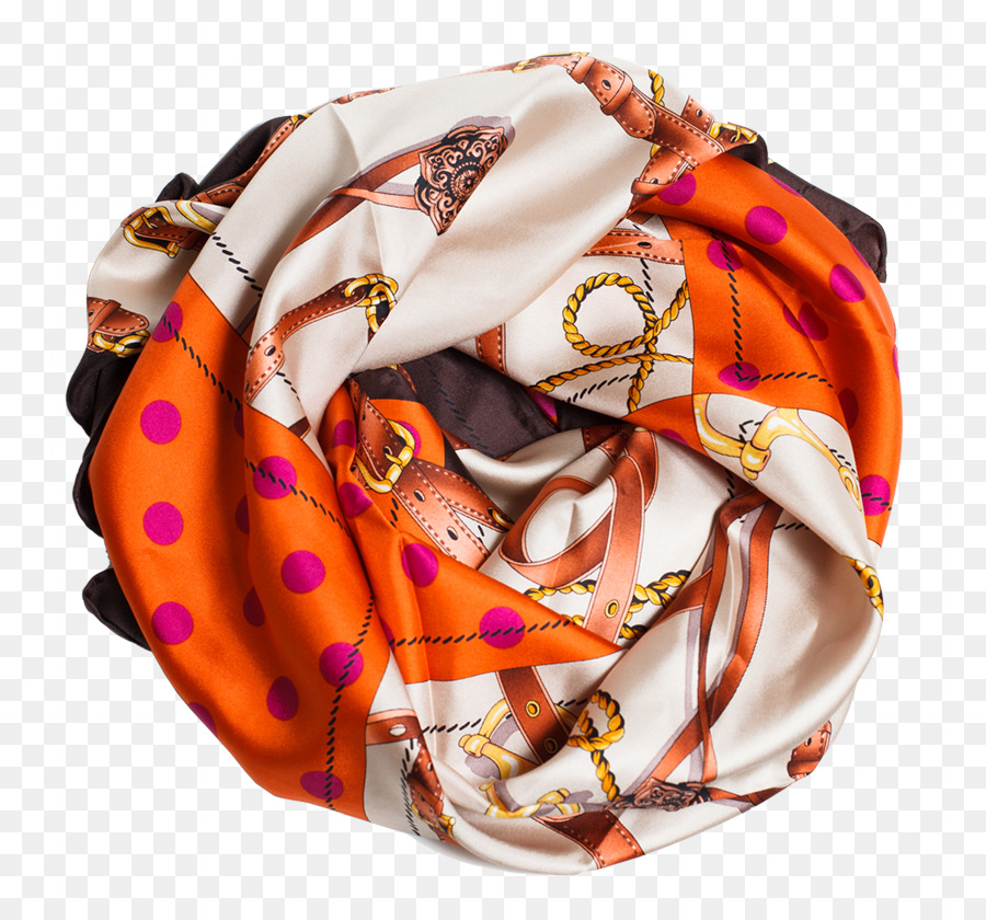 шарф，оранжевый PNG