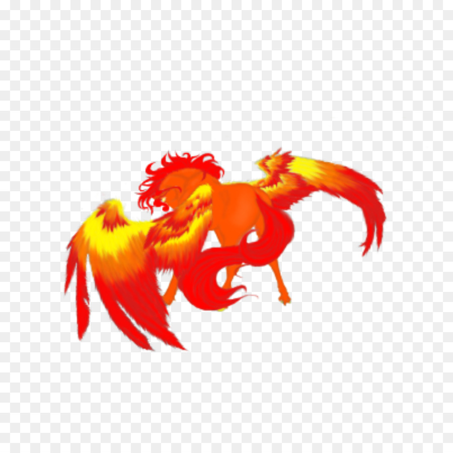 дракон，красный PNG