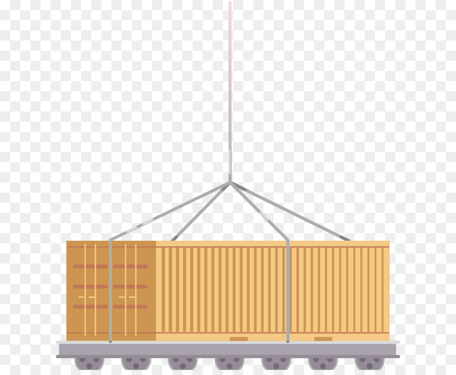 железнодорожный транспорт，интермодальные контейнерные PNG