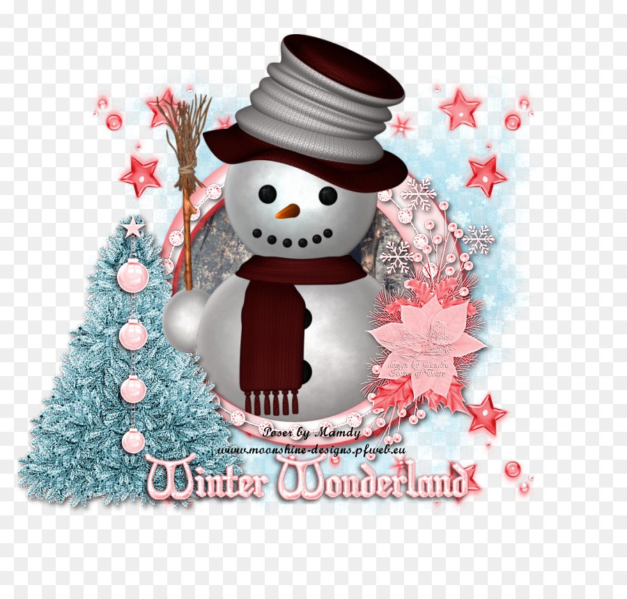 Снеговик，рождественские украшения PNG