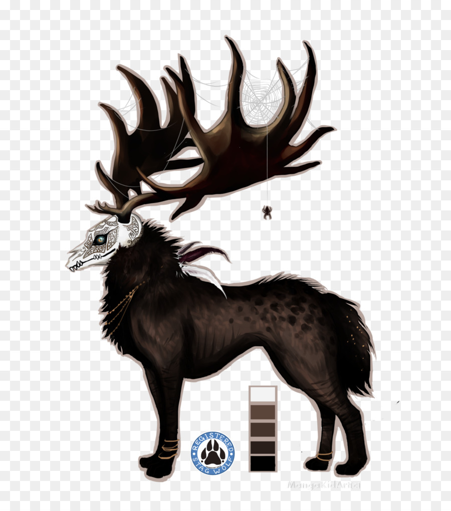 Reindeer，лось PNG