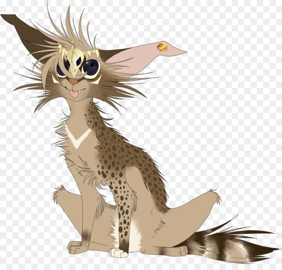 кошка，жираф PNG