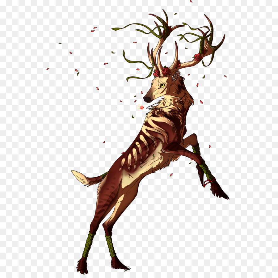 Reindeer，олень PNG