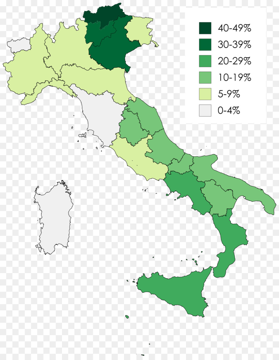регионы Италии，язык PNG