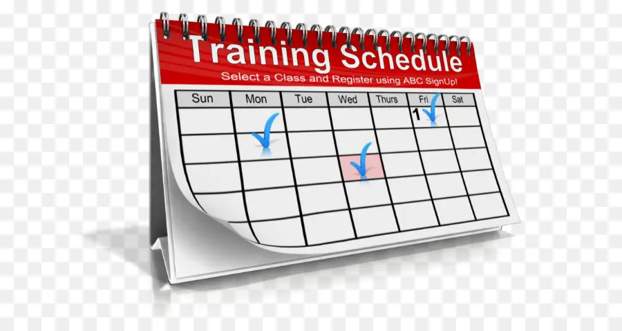Training，календарь PNG