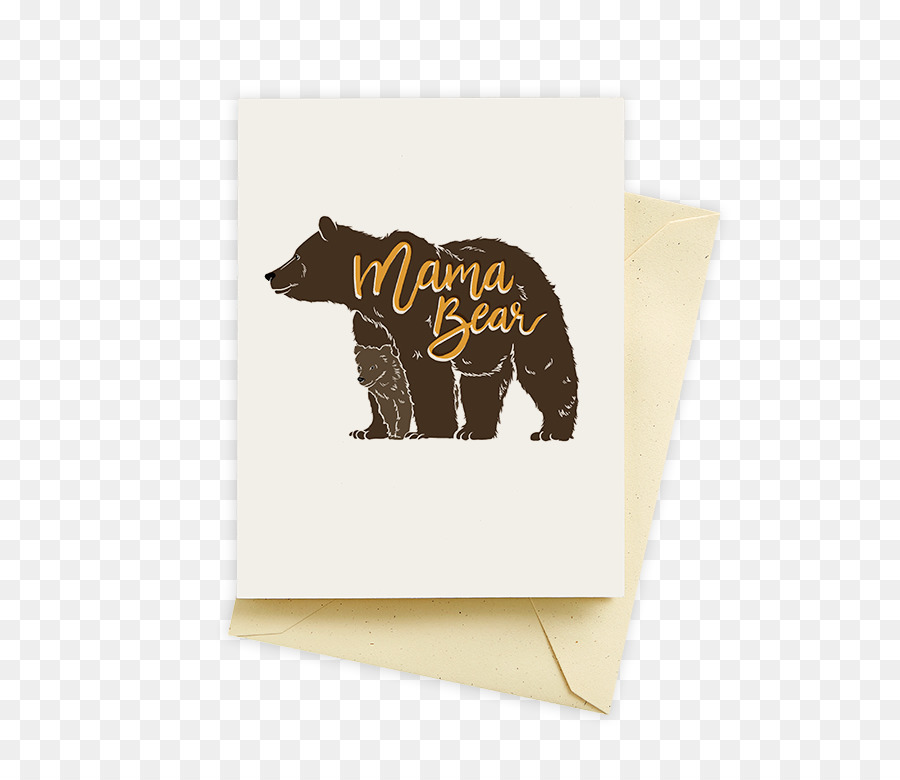 Бумага мать. Mama Bear Gift Card.