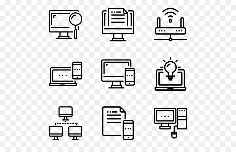 значки компьютеров，дизайн иконки PNG