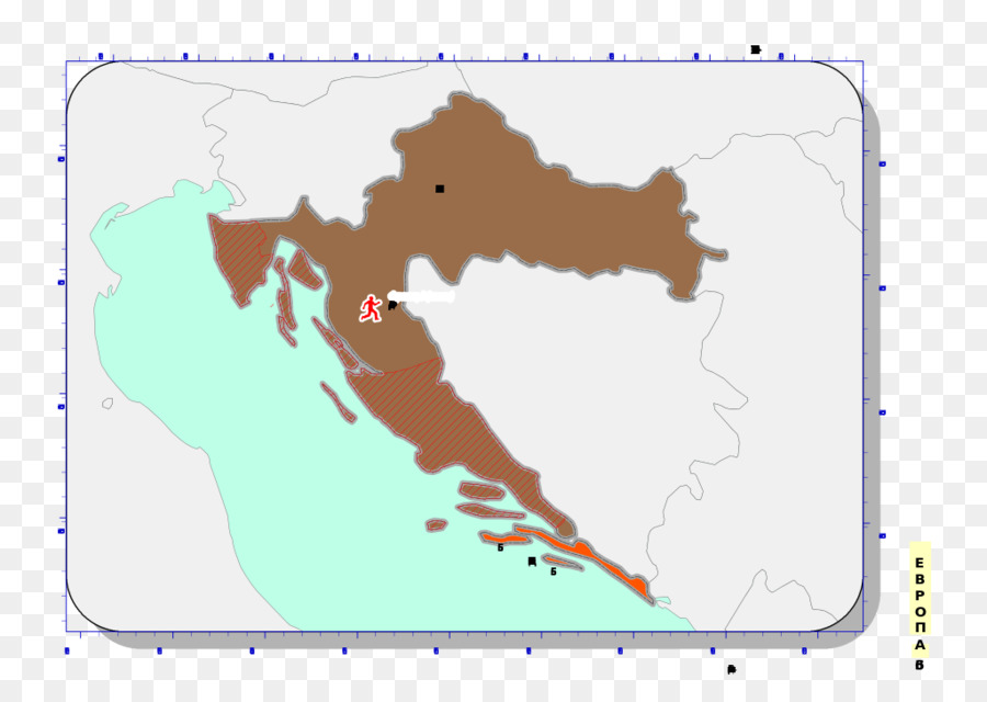 карте，Хорватия PNG