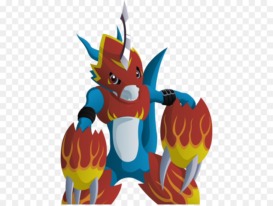 Flamedramon，Veemon PNG