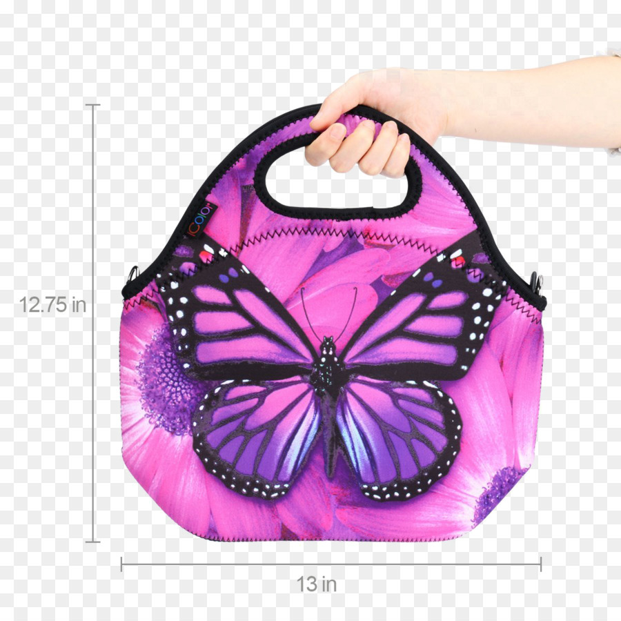 бабочка монарх，сумочка PNG