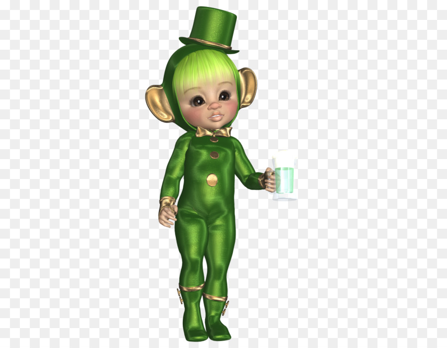 зеленый，костюм PNG