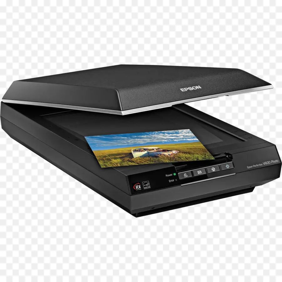 сканер，компания Epson совершенство V600 далеко фото PNG