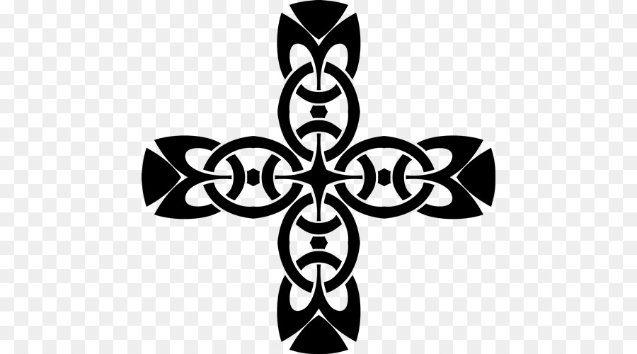 кельтский узел，крест PNG