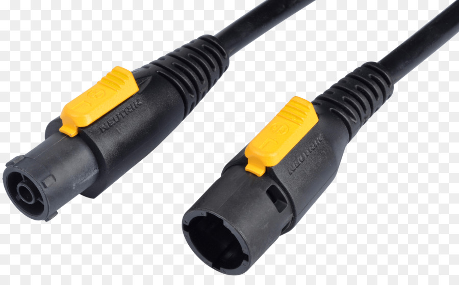 электрический кабель，вход Powercon PNG