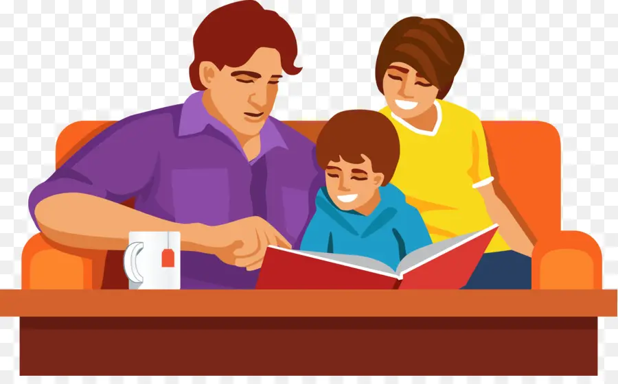 семья，чтение PNG