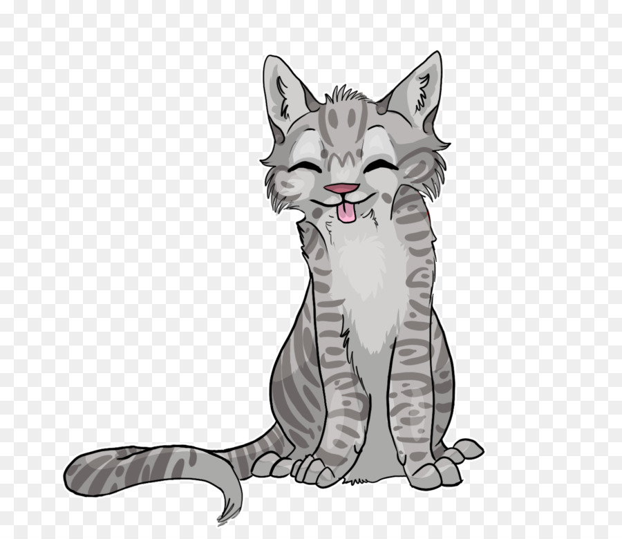 полосатый кот，котенок PNG