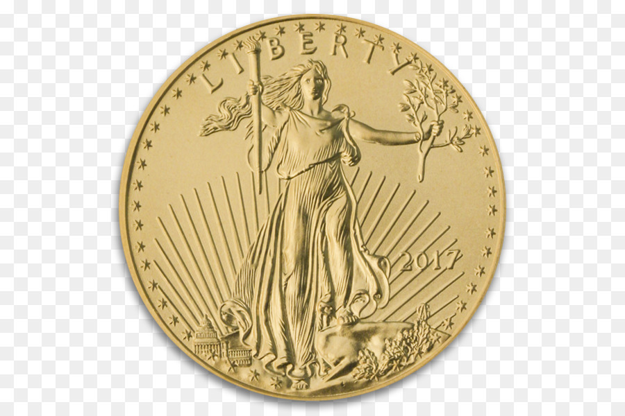 американский золотой Орел，золотая монета PNG