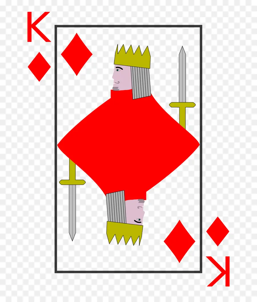король，игральная карта PNG