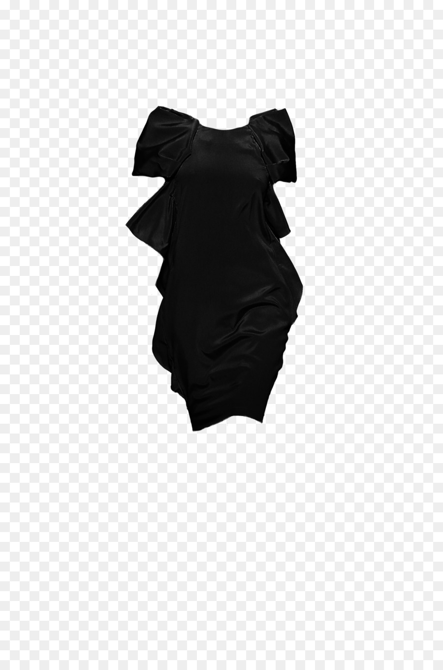 маленькое черное платье，плечо PNG