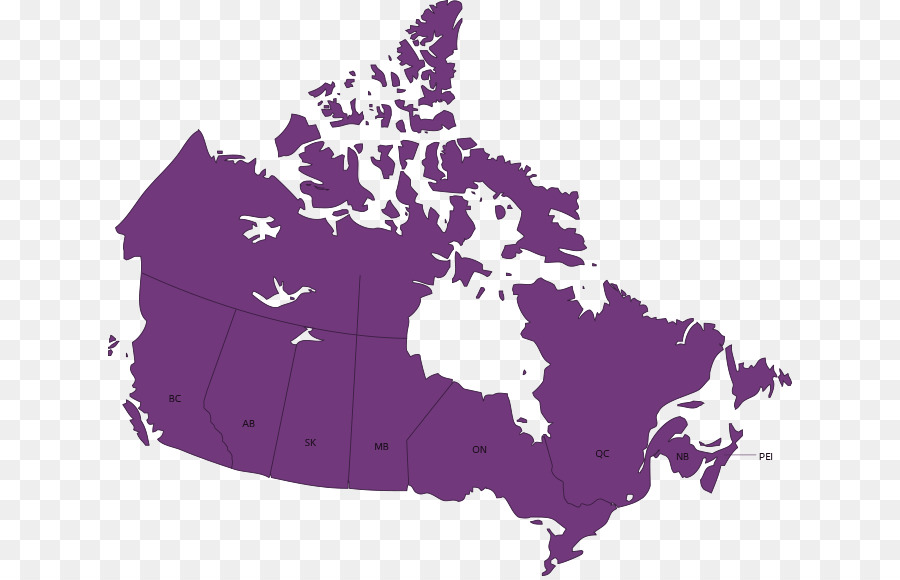 Канада，провинций и территорий Канады PNG