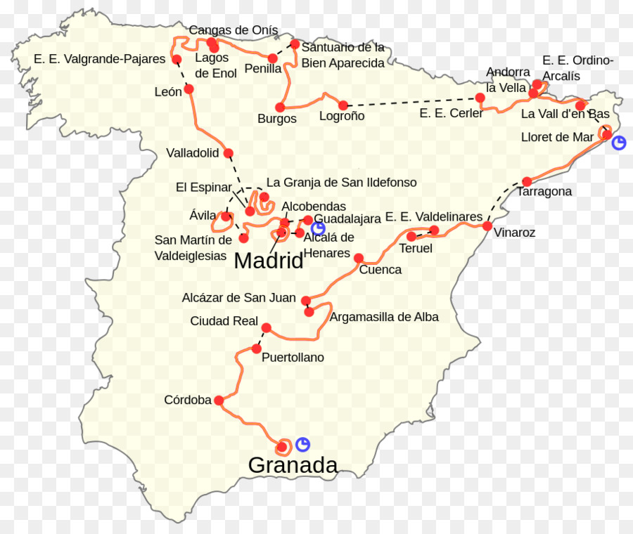 2005 тур в Испанию，1996 тур в Испанию PNG