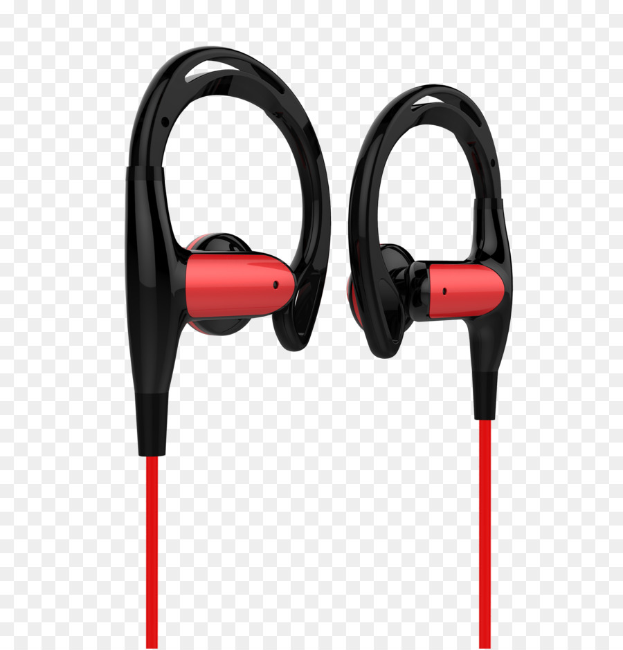 Звуковые наушники. Ecouteur rouge. Apple Headphones PNG.