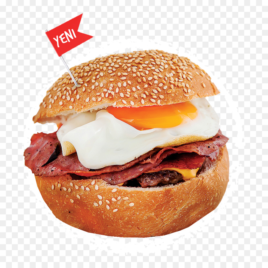 бутерброд на завтрак，чизбургер PNG