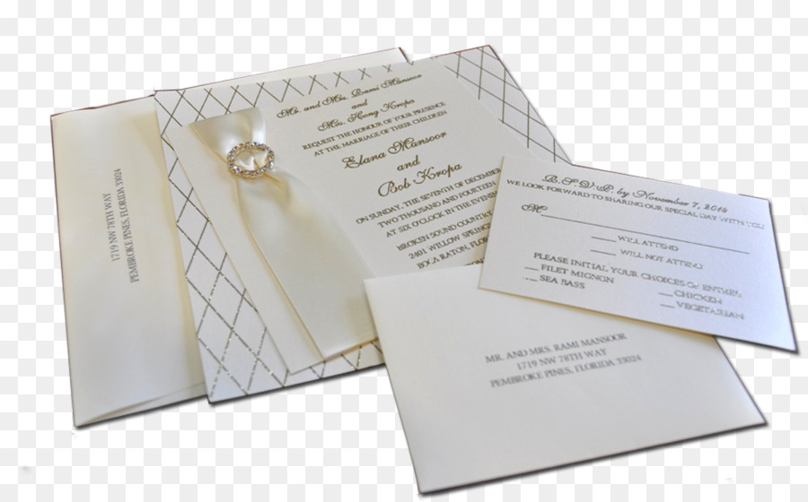 свадебные приглашения，бумага PNG