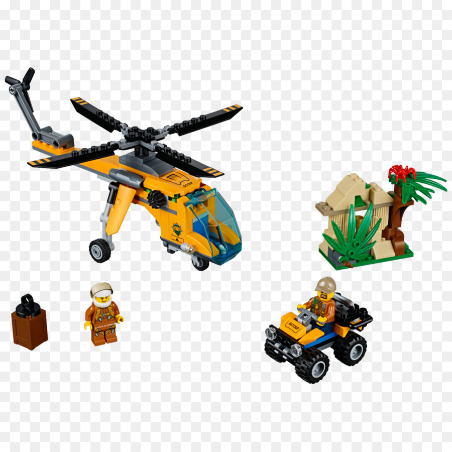Amazoncom，грузовой вертолет 60158 Лего город джунглей PNG