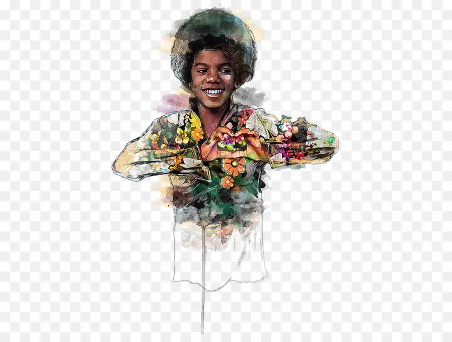 Майкл Джексон，живопись PNG
