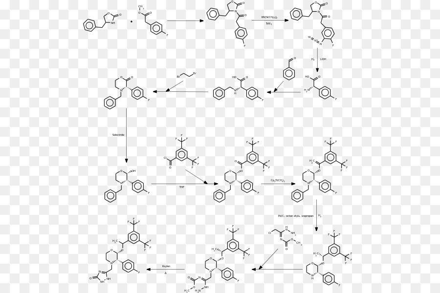 апрепитант，химический синтез PNG