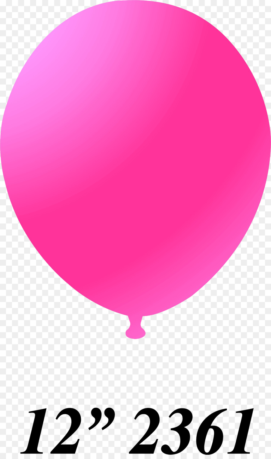 воздушный шар，розовый M PNG