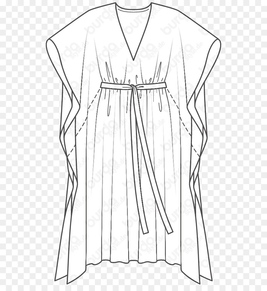 Платье кафтан Бурда