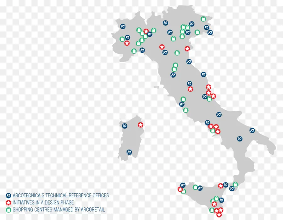 Италия，векторная карта PNG