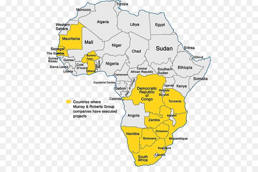 карте，Африка PNG