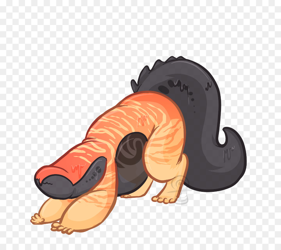 млекопитающее，оранжевый PNG