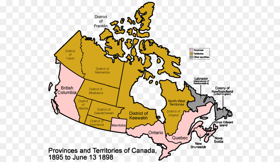 Квебек，провинций и территорий Канады PNG