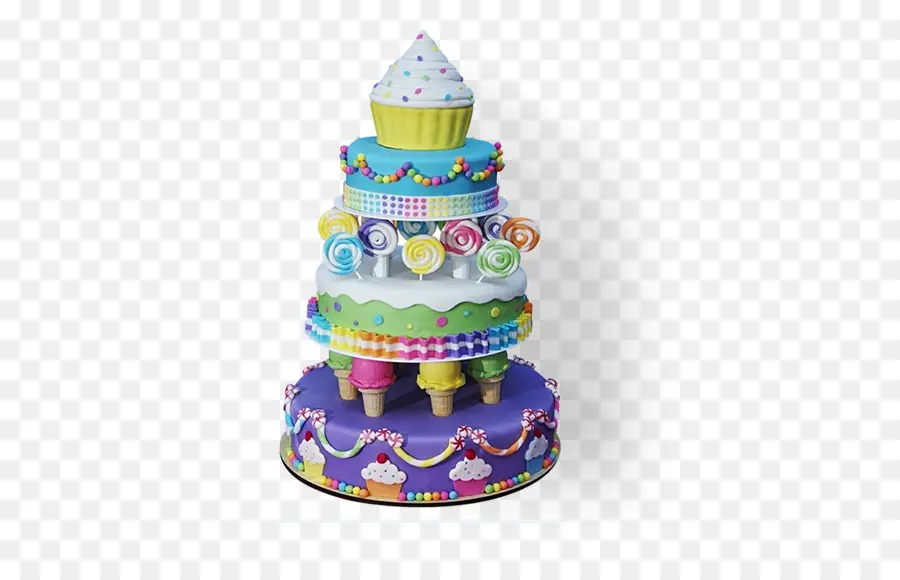 торт украшение，день рождения Торт PNG