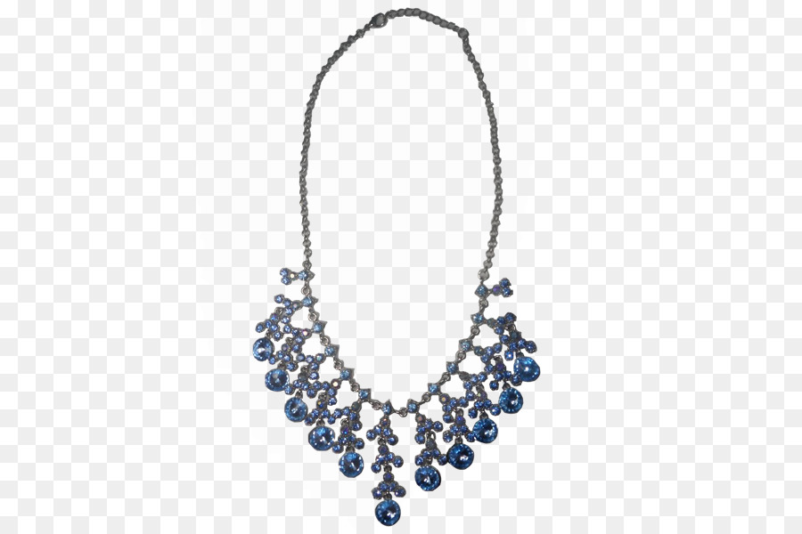 ожерелье，синий PNG