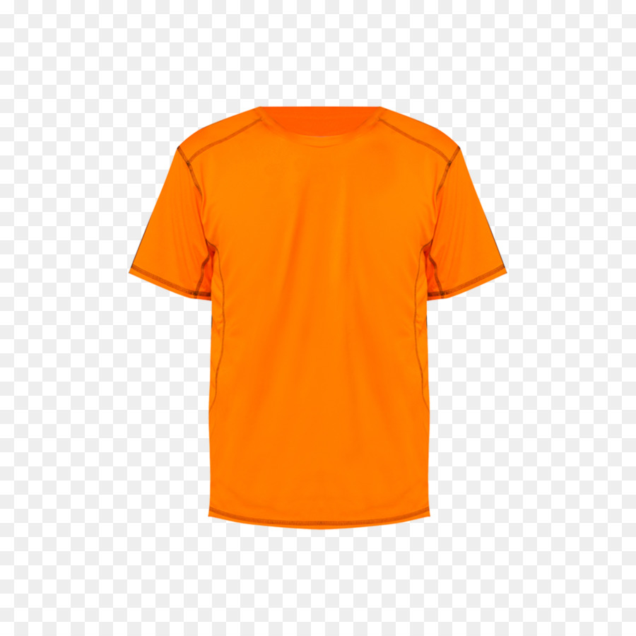 Оранжевая футболка макет