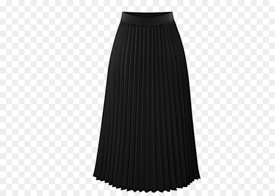 Черно белая длинная юбка