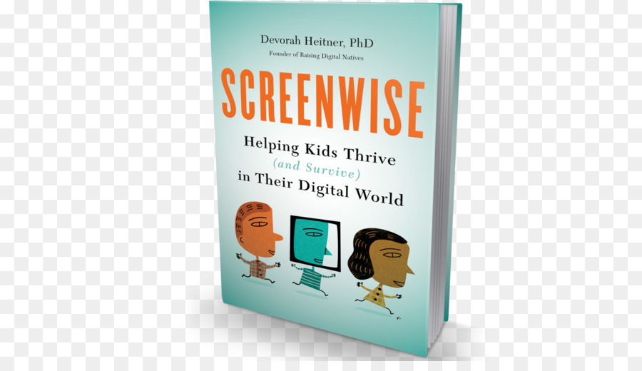 Screenwiseбыл помочь детям процветать и выжить в цифровом мире，Книга PNG