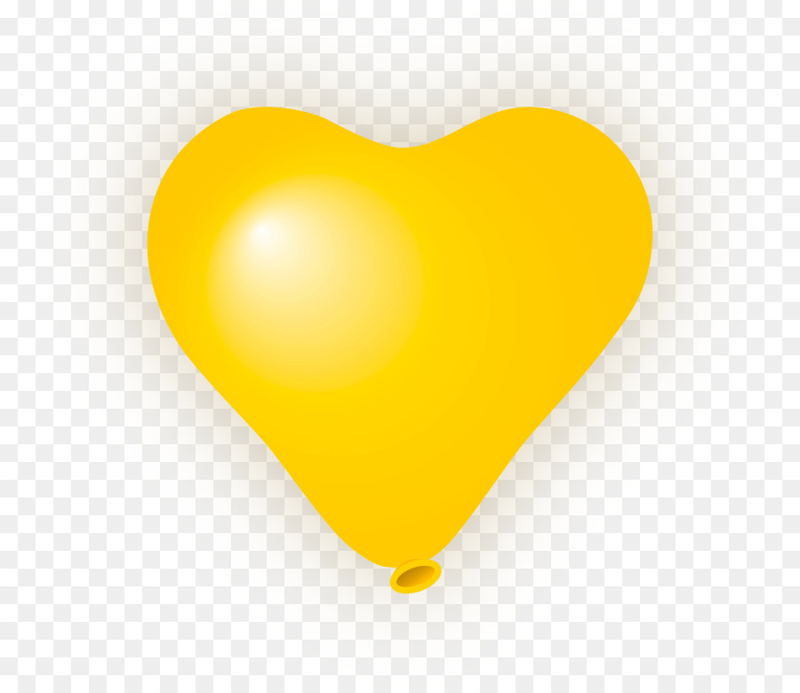 Воздушный шар，желтый PNG