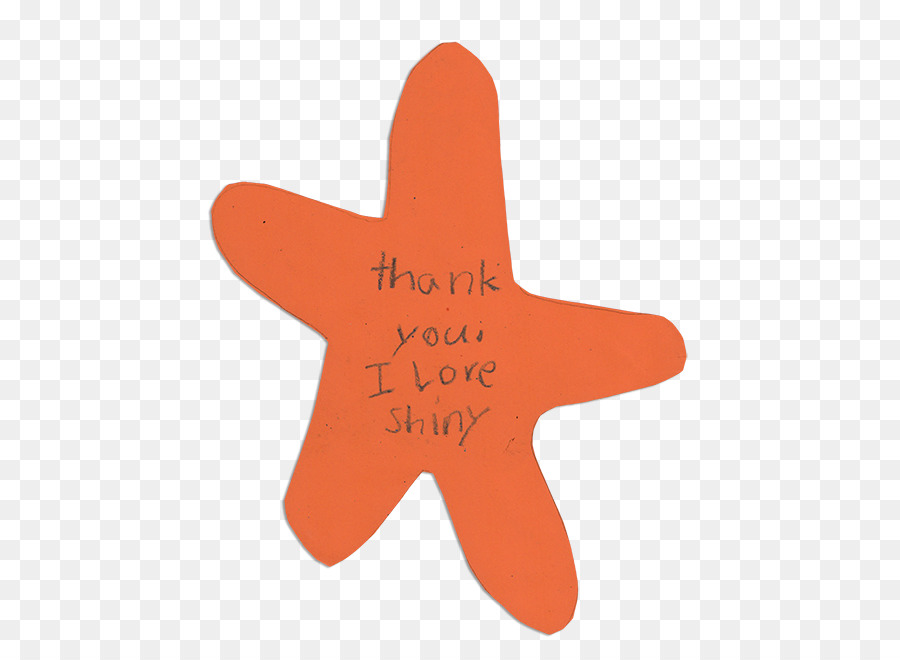 Морская звезда，оранжевый PNG