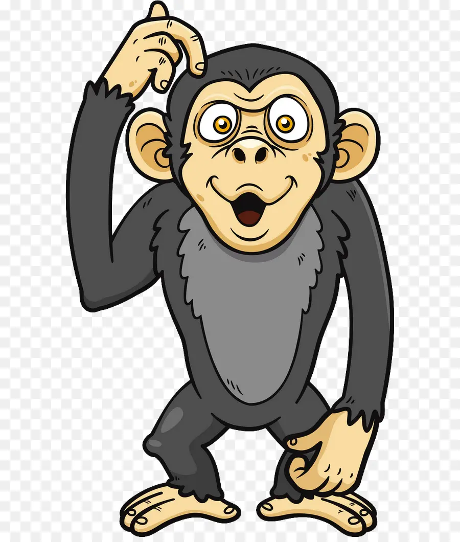 Шимпанзе，Кривляться PNG