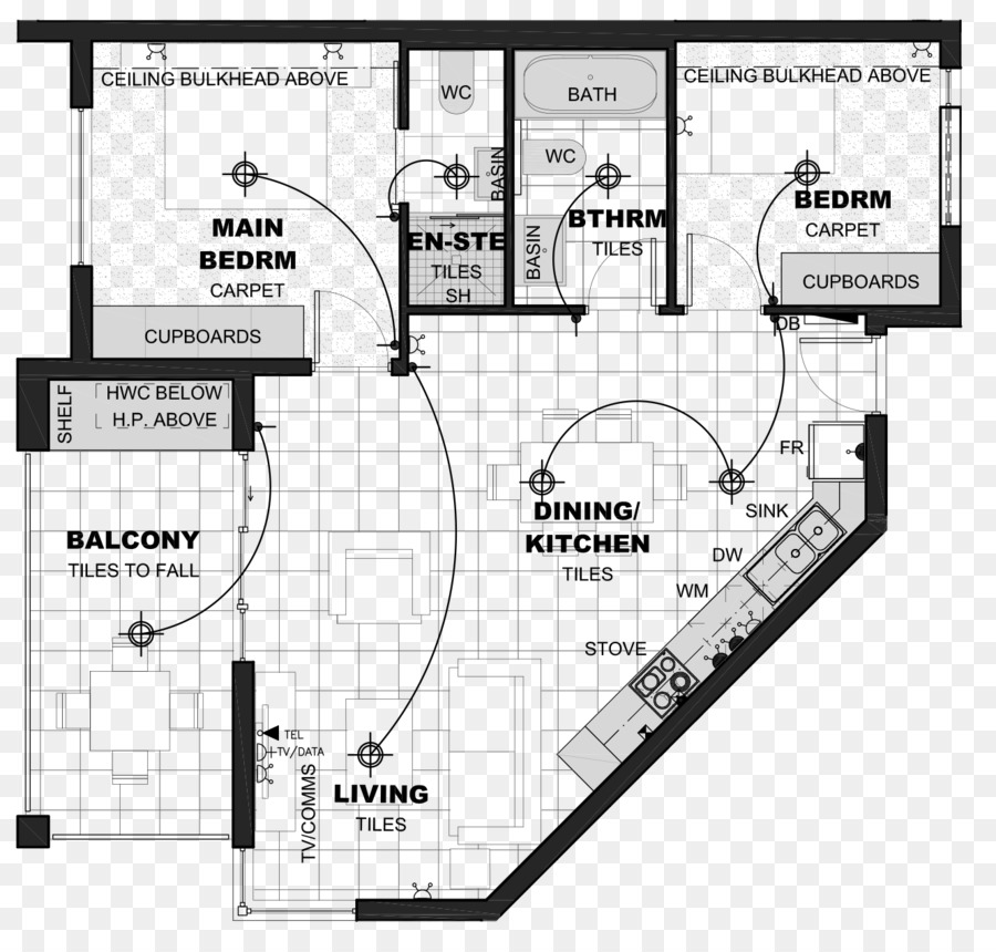 План этажа，Апартаменты PNG