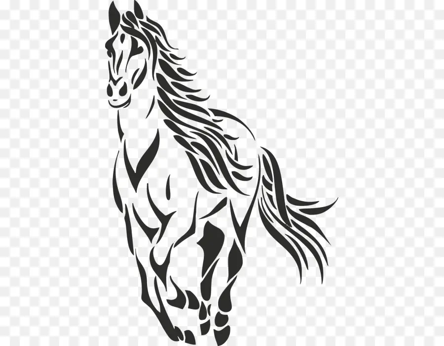 лошадь，татуировки PNG