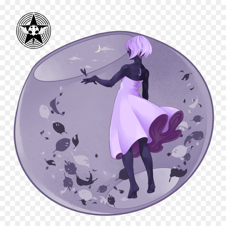 Animated Cartoon，фиолетовый PNG
