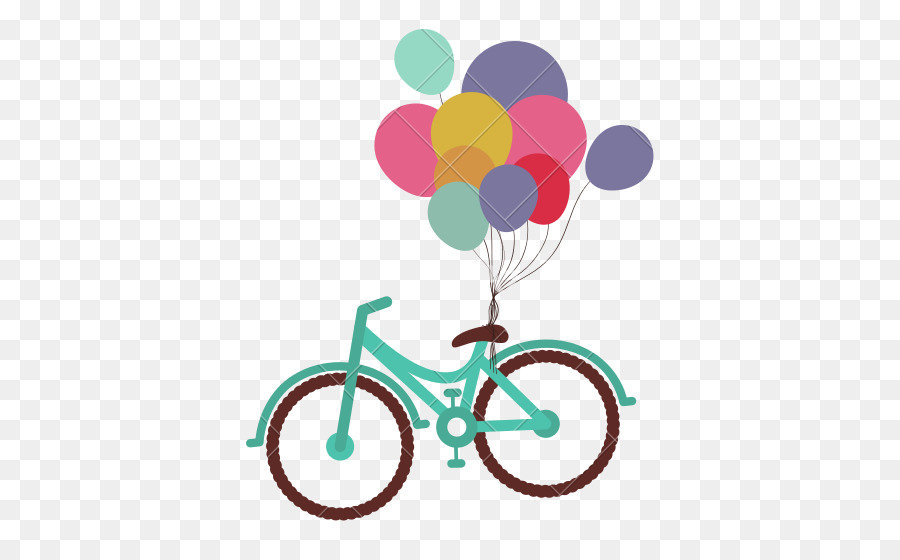 Велосипед，поздравительные открытки Примечание PNG